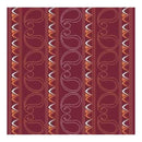 Cherryarte - Paisley Rouge 12X12 Patterned Paper (Pack Of 10)
