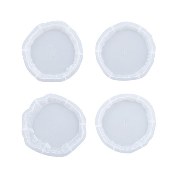 Poppy Crafts Silicone Resin Molds #75 - Circle Coasters