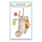 Class Act Cling Mounted Rubber Stamp - Apple Cart