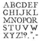 Clearance Sale - Clear Stamps - Williamsburg Capital Letters Xl