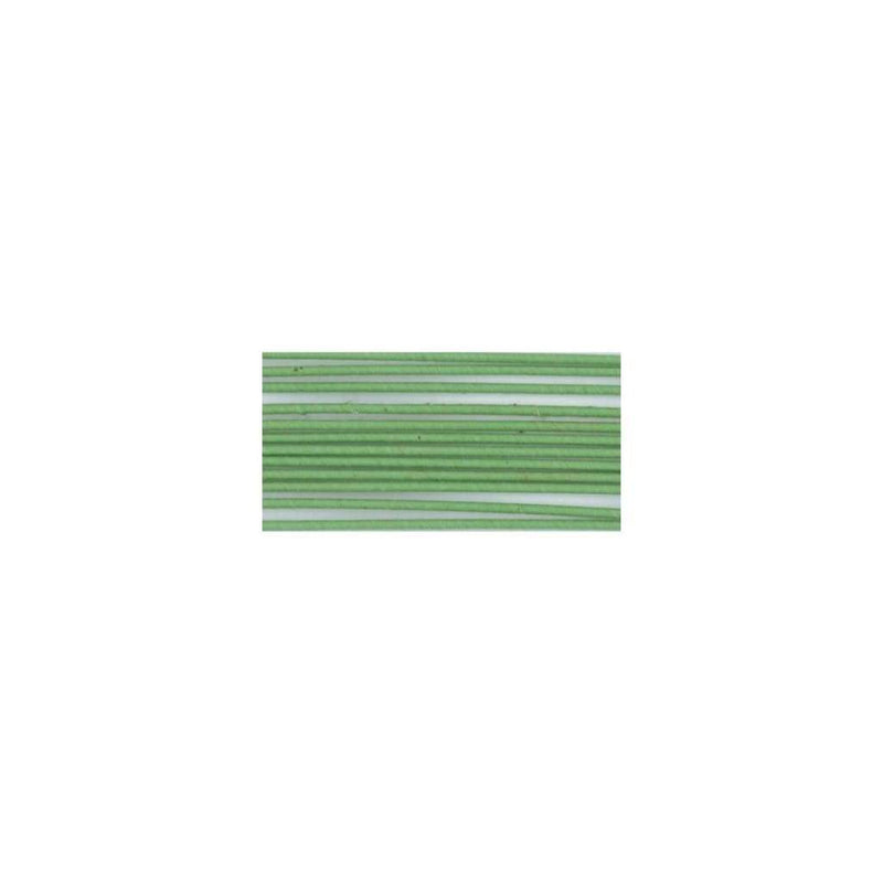 Cloth Covered Stem Wire 18 Gauge 18 inch 12 pack Green