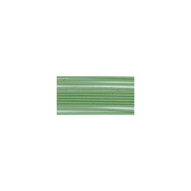 Cloth Covered Stem Wire 26 Gauge 18 inch 20 pack Green