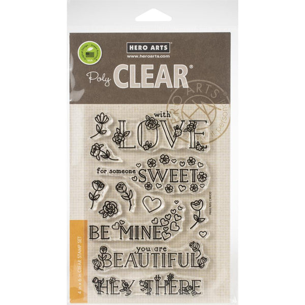 Hero Arts Clear Stamps 4in x 6in - Loving Messages