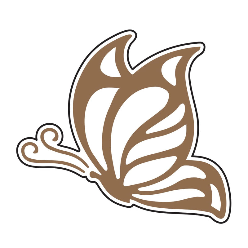 Universal Crafts Hot Foil Stamp 42mm x 38mm - Butterfly*