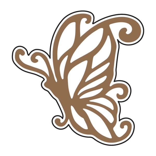 Universal Crafts Hot Foil Stamp 41mm x 42mm - Butterfly*