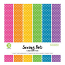 Colorbok 78lb Single-Sided Printed Cardstock 12 inch X12 inch 30 pack Bright Spots