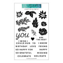 Concord & 9th Clear Stamps 4inch X6inch So Happy For You