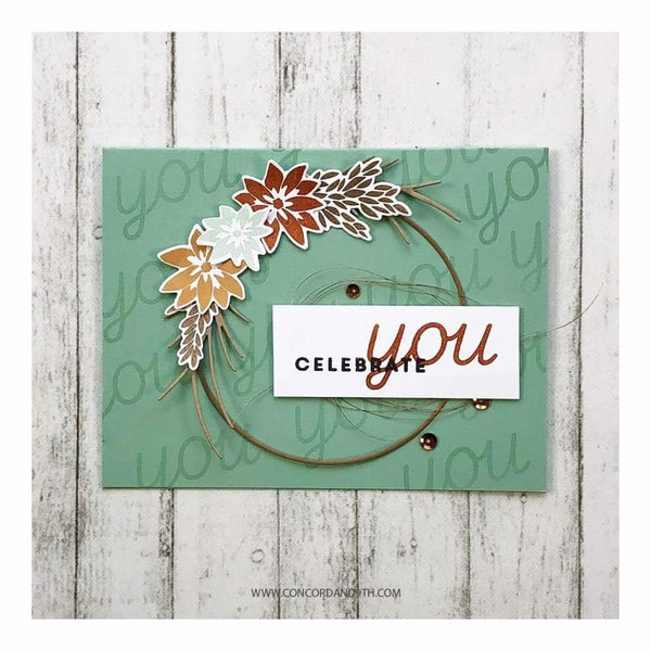 Concord & 9th Clear Stamps 4inch X6inch So Happy For You*