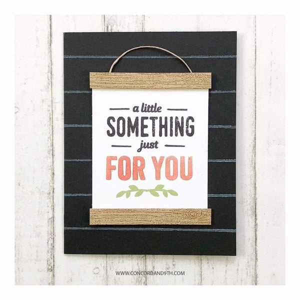 Concord & 9th Clear Stamps 4inch X8inch Shiplap Sentiments*