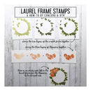 Concord & 9th Clear Stamps 6 inch X8 inch Laurel Frame*
