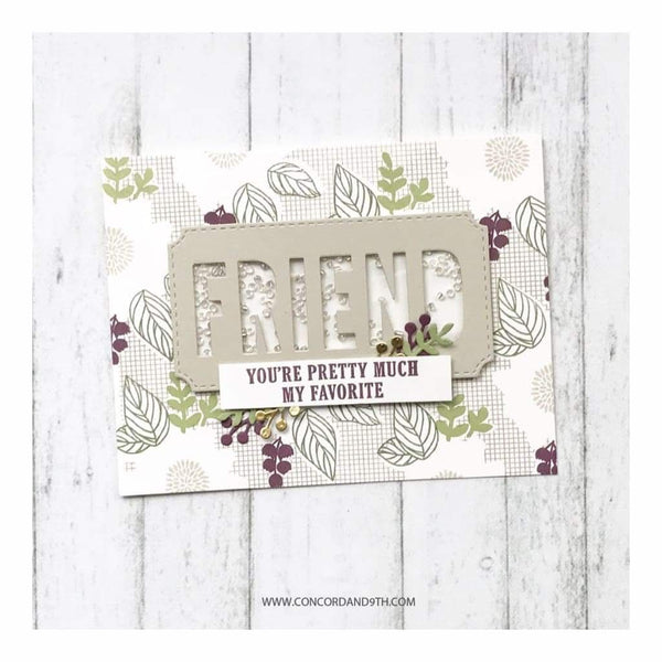 Concord & 9th Dies Posie Fill-In*