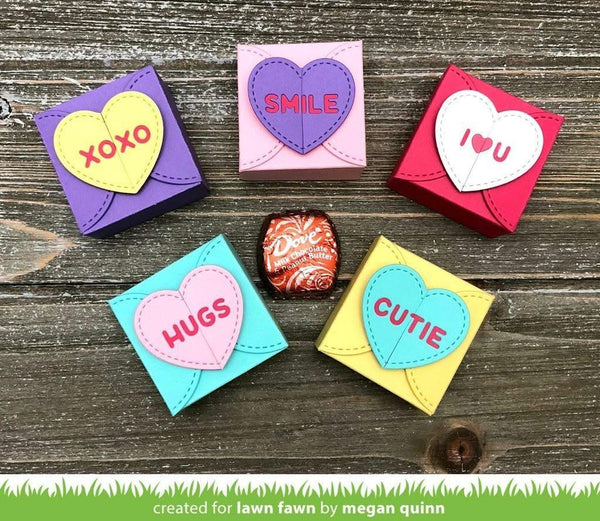 Lawn Cuts Custom Craft Die - Heart Treat Box*