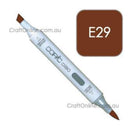 Copic Ciao Marker Pen- E29 - Burnt Umber
