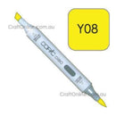 Copic Ciao Marker Pen - Y08 - Acid Yellow