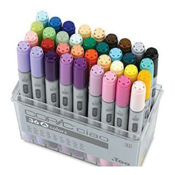 Copic Ciao Markers - Set A 36 Colours