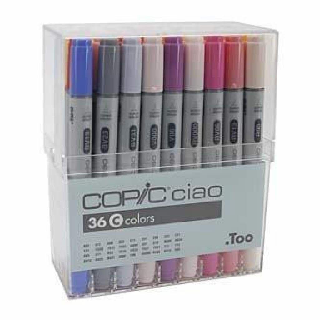 Which Copic Ciao 36 Set Is Best Copic Ciao Markers Set C – 36 Colours | Alcohol-Based Art Markers
