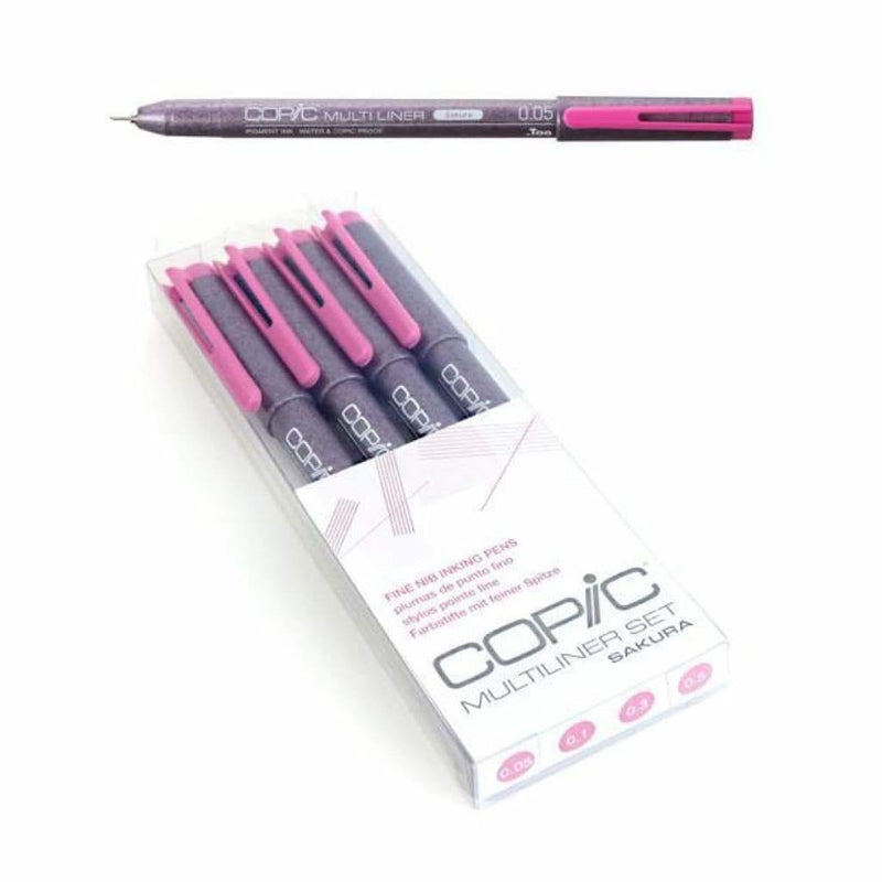 Copic - Multiliner 4Pc Set - Pink