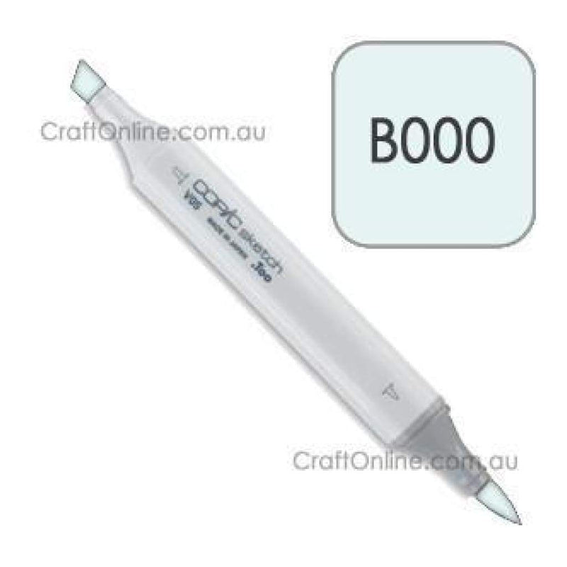 Copic Sketch Marker Pen B000 -  Pale Porcelain Blue