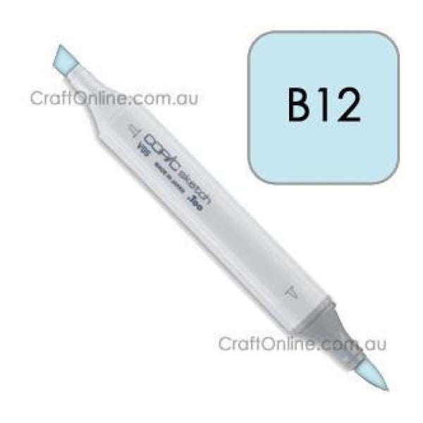 Copic Sketch Marker Pen B12 -  Ice Blue