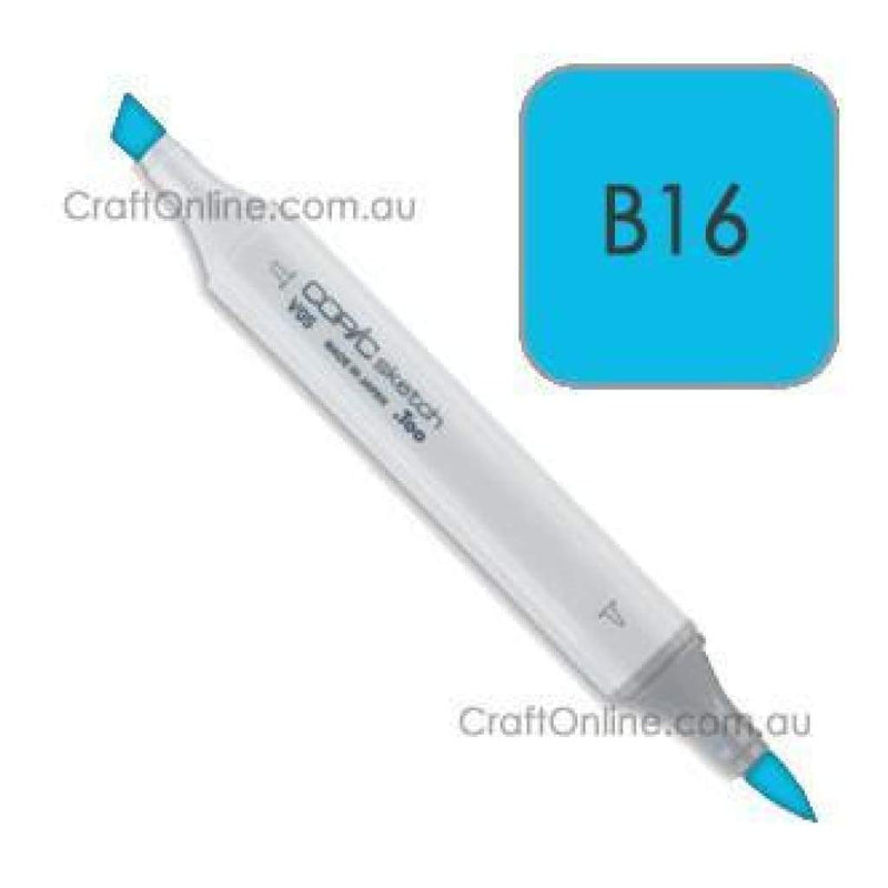 Copic Sketch Marker Pen B16 -  Cyanine Blue