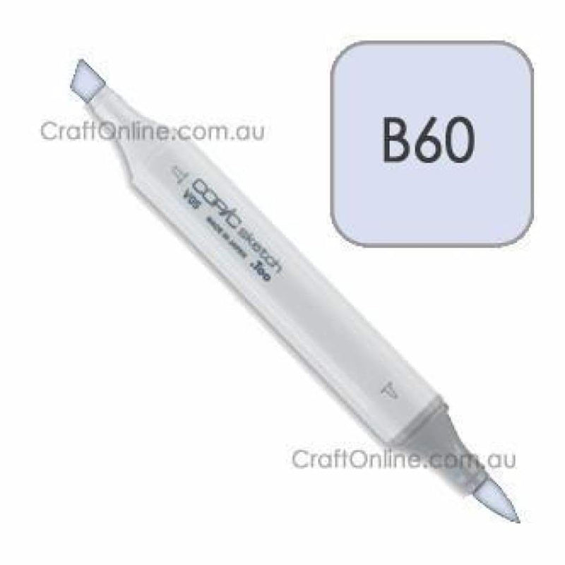 Copic Sketch Marker Pen B60 -  Pale Blue Gray