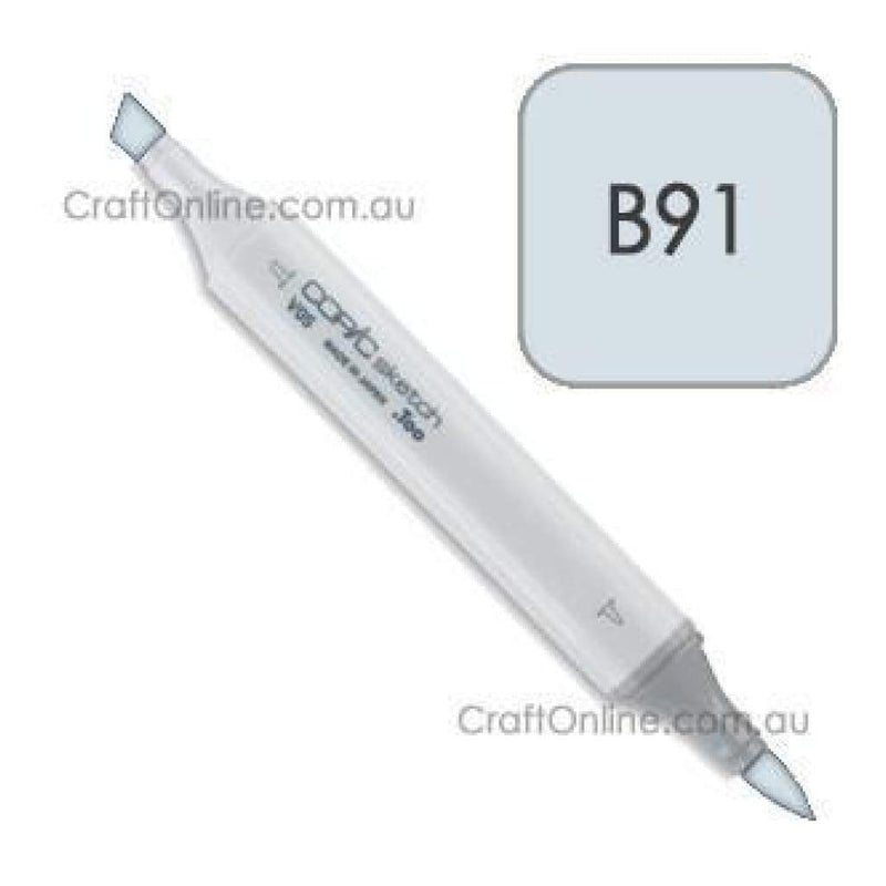 Copic Sketch Marker Pen B91 -  Pale Grayish Blue