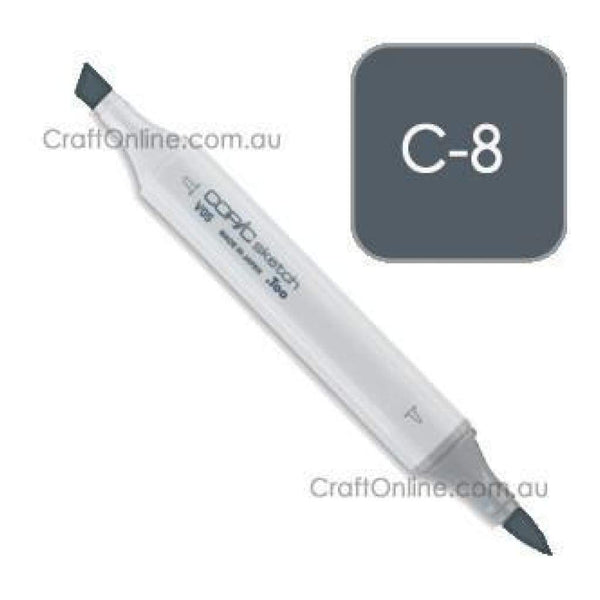 Copic Sketch Marker Pen C-8 -  Cool Gray No.8