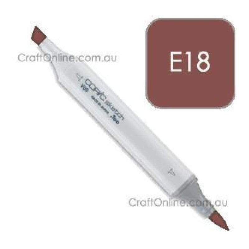 Copic Sketch Marker Pen E18 -  Copper