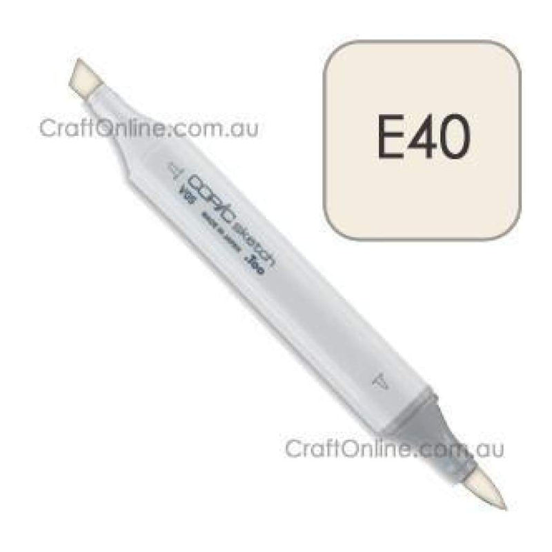 Copic Sketch Marker Pen E40 -  Brick White