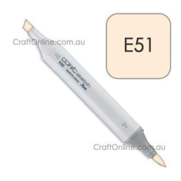 Copic Sketch Marker Pen E51 -  Milky White