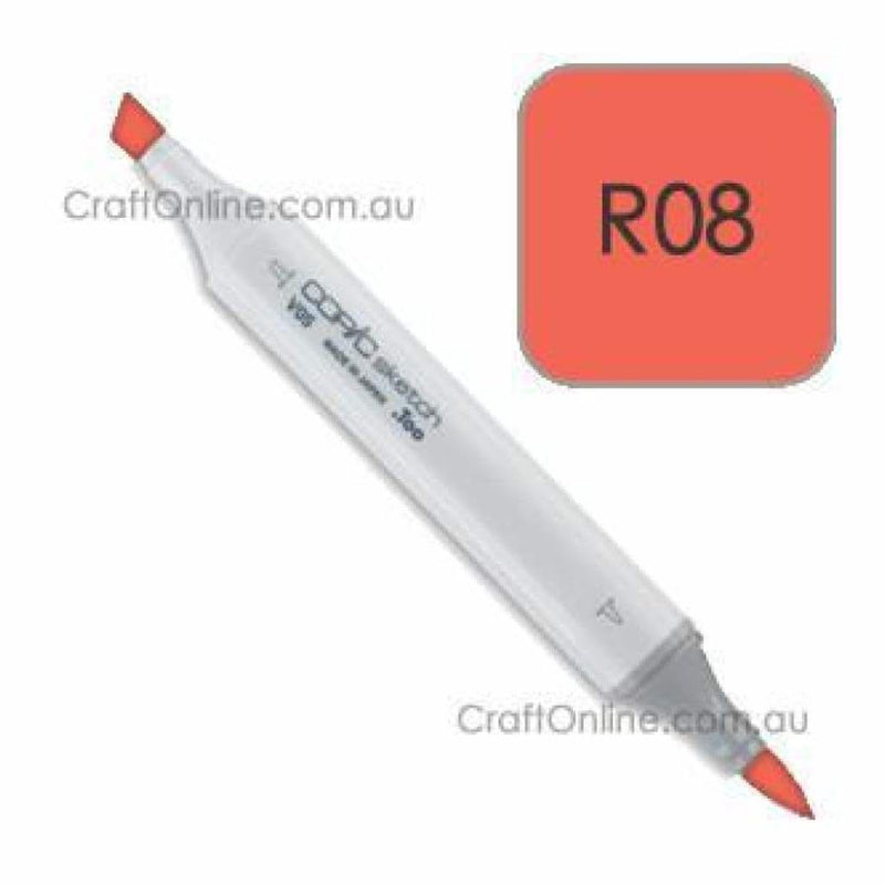 Copic R08 COPIC SKETCH Marker Pen R08 Vermilion – CraftOnline