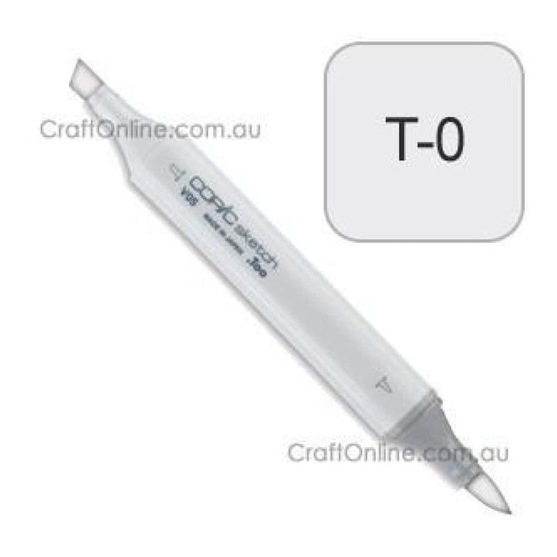 Copic Sketch Marker Pen T-0 -  Toner Gray No.0
