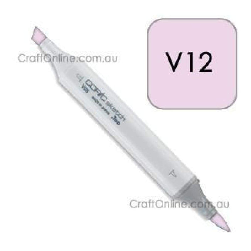 Copic Sketch Marker Pen V12 -  Pale Lilac