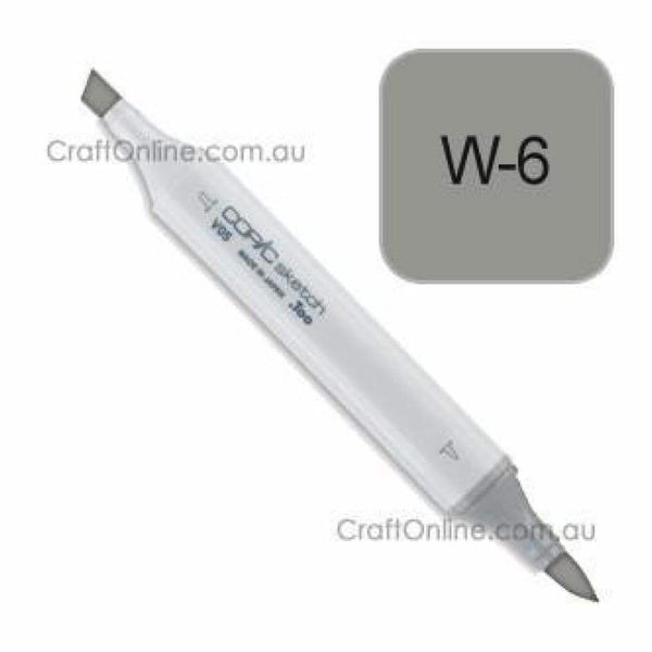 Copic Sketch Marker Pen W-6 -  Warm Gray No.6