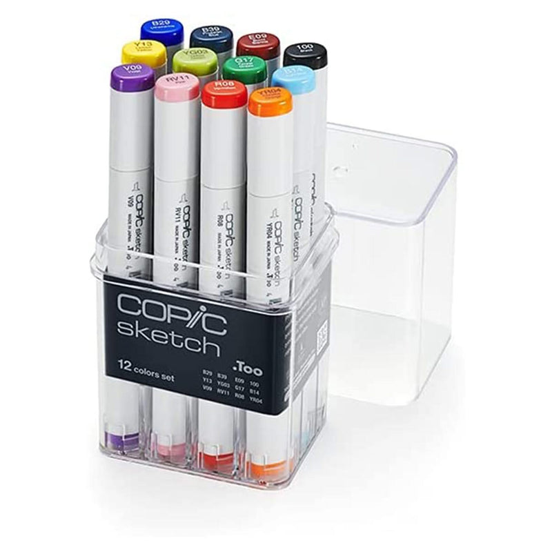 Copic Sketch Markers 12pc Set Basic