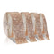 Poppy Crafts Self-adhesive Diamond Rhinestone Ribbon - Copper 4 Pack