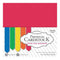Coredinations Value Pack Canvas Texture Cardstock 12X12 inch - Over The Rainbow - 20 pages