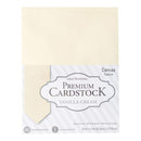 Coredinations Value Pack Smooth Canvas Texture 8.5 inch X11 inch 40 pack Vanilla Cream