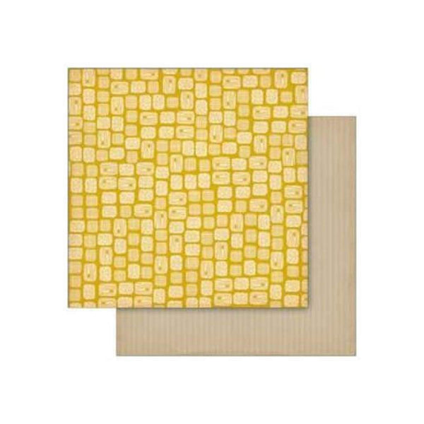 Cosmo Cricket - Smore Love - River Rocks 12x12 d/sided paper - Charity - pack of 10 - 12x12 inch patterned papers