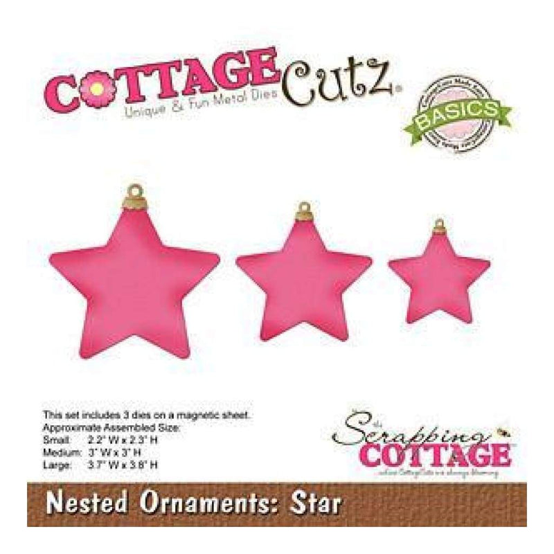 Cottagecutz Basics Dies 3 Pack Starlargest 3.7 Inch X3.8 Inch