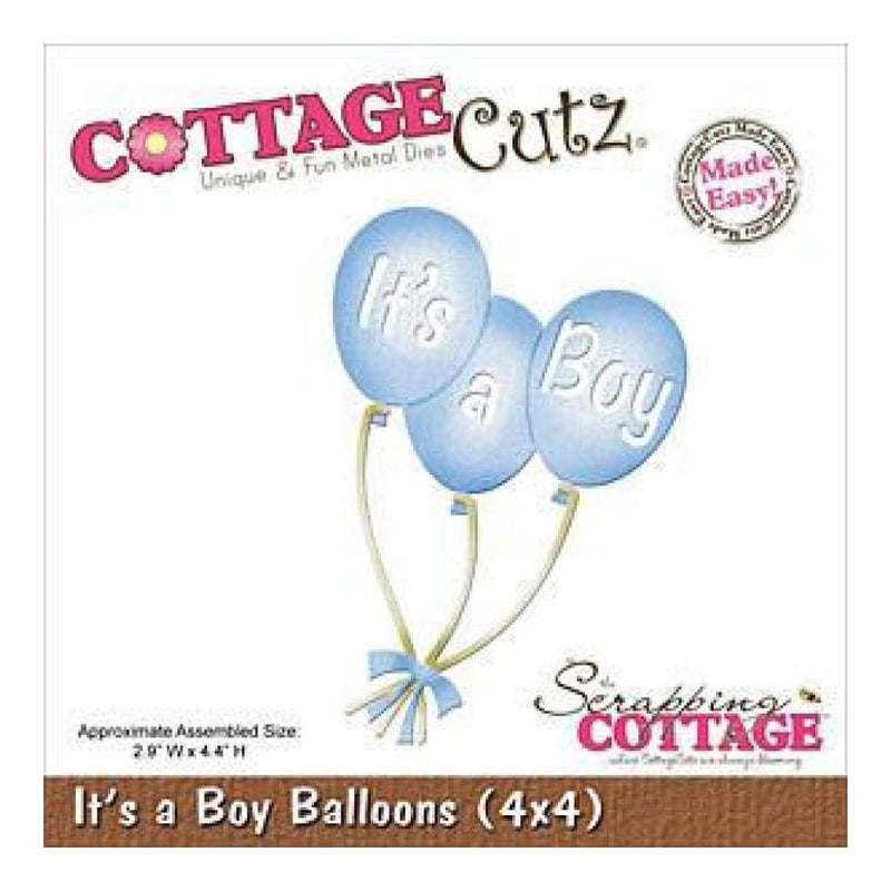 Cottagecutz Die 4X4 Its A Boy Balloons