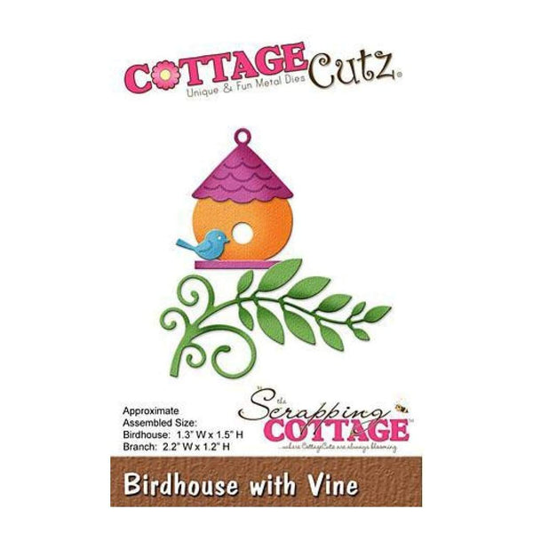 Cottagecutz Die Birdhouse W/Vine1.2 Inches To 2.2 Inches