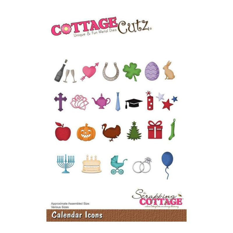 CottageCutz Die Calendar Icons