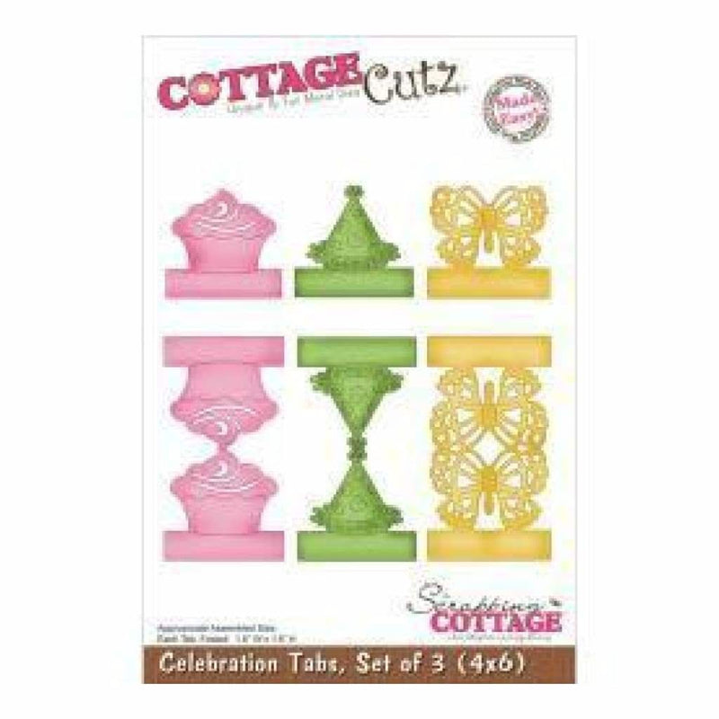 Cottagecutz Die Celebration Tabs Made Easy - 3 Sets