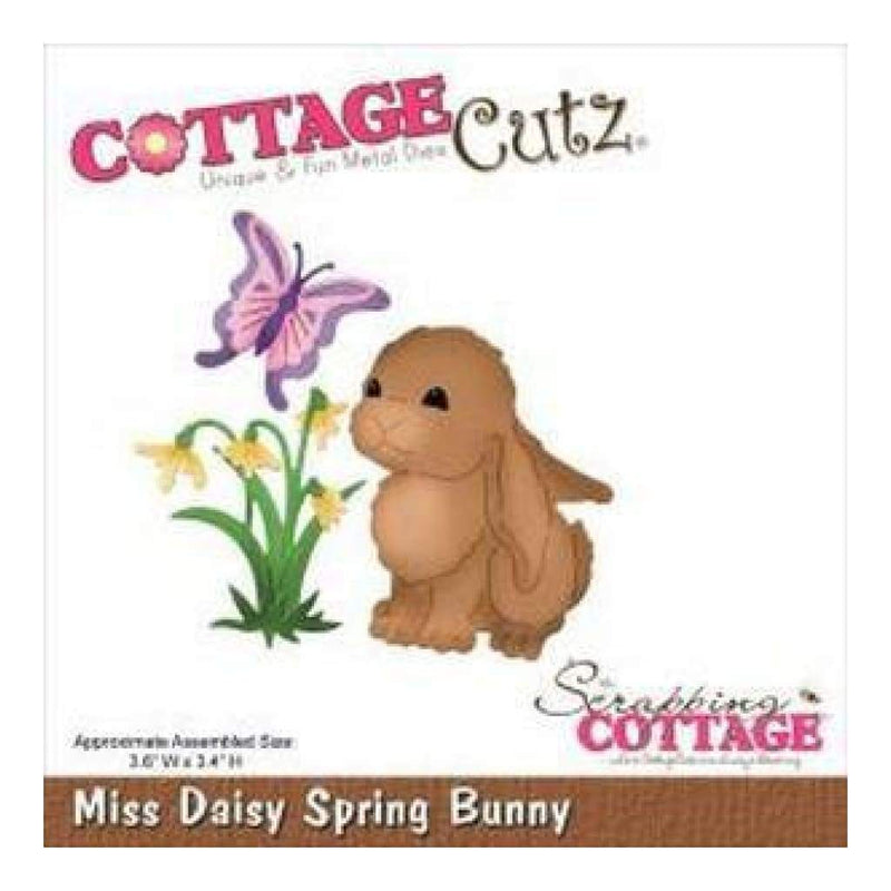 Cottagecutz Die Miss Daisy Spring Bunny 3.6In.X3.4In.