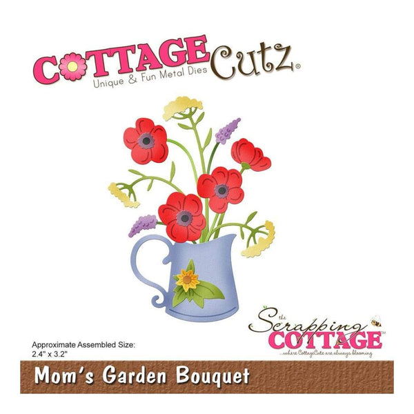 CottageCutz Die - Moms Garden Bouquet 2.4inch X3.2inch