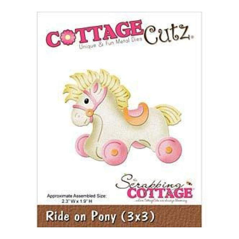 Cottagecutz Die Ride A Pony 2.3 Inch X1.9 Inch