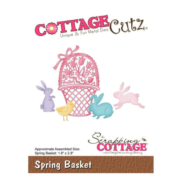 CottageCutz Die - Spring Basket 1.8 inch X2.8 inch