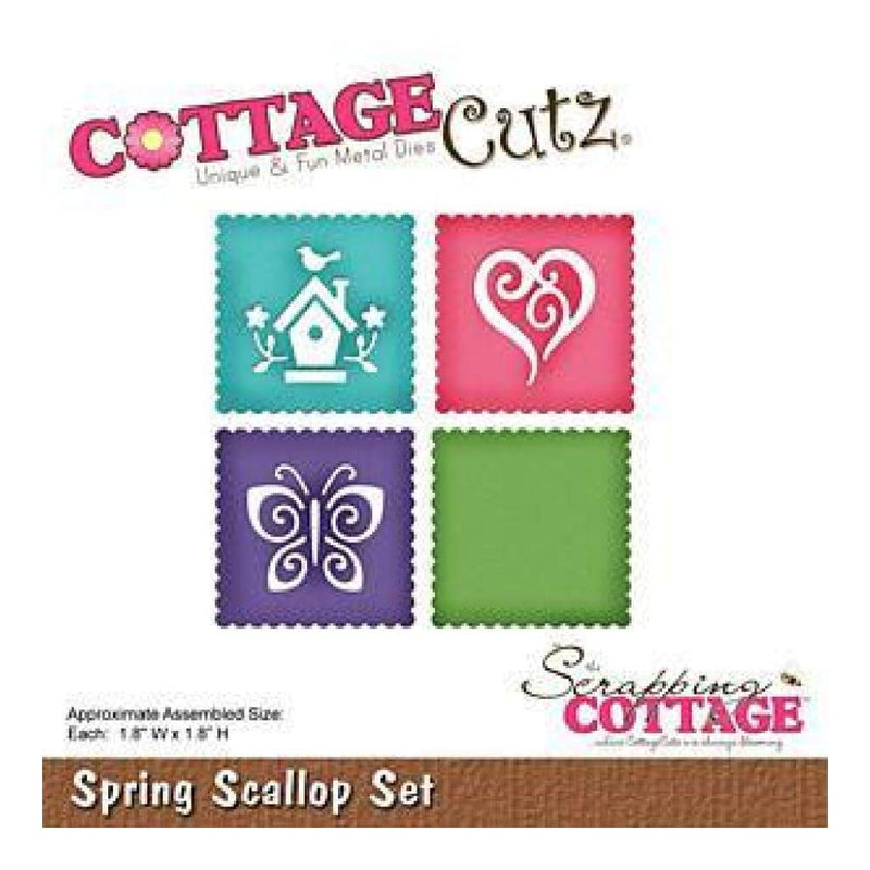 Cottagecutz Die Spring Scallop1.8 Inch X1.8 Inch