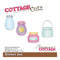 CottageCutz Die - Stitched Jars 1.5 inch To 2.4 inch